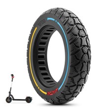 10X2.125 Off Road Tire for Electric Scooter, 10 Inch Solid Rubber Tires Compa...