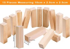 Basswood Carving Blocks Kit-15 Pcs | Premium Quality Smooth Whittling Blocks