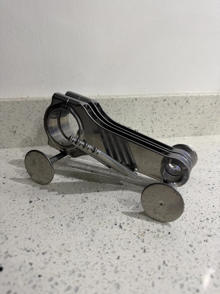 Race Car Con Rod Engine Coffee Table Business Card Holder - v8 engine table - Image 2 of 3