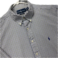 Vintage Ralph Lauren shirt mens XL classic fit long sleeve button-down Check