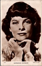 Katherine Hepburn RKO Radio Pictures RPPC British Production Postcard