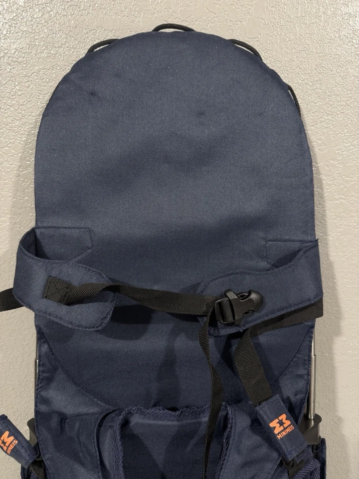 Minimeis складной ребенка плеча рюкзак перевозчик синий легкий вес - Изображение 2 из 4