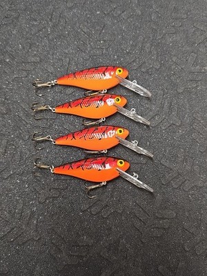 (4) Cotton Cordell CC Shad 2 1/2'' Crankbait Fishing Lures Lot of 4