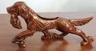 MCM Vintage BROWN POINTER DOG McCoy Art Pottery HUNTING PLANTER Setter w Fowl