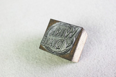 #ad Vintage Letterpress Printing Block Winn Dixie Logo Grocery Store $12.00