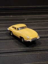 Aurora Thunderjet TJet Jaguar XKE HO Slot Car 1358 Vintage Yellow