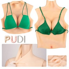 Silicone Breast Forms C-H Cup Breast Plates Fake Boobs Crossdresser Drag Queen