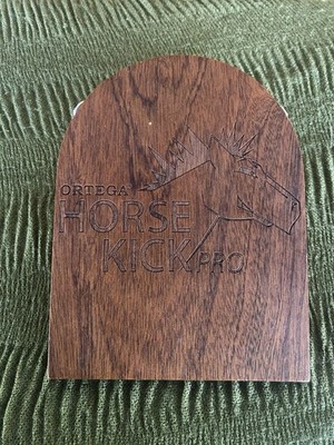 Ortega Horse Kick Pro Wood Analog Stomp Box w/ Volume, 1/4'' Out, 9V DC