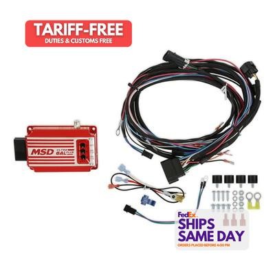 Msd Ignition 6523, Kit Red Aluminum Ultra 6Al Plus Ignition Box - Red Finish 