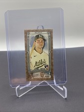 Max Muncy Allen And Ginter Gold Border Mini Rookie Card 93 Athletics