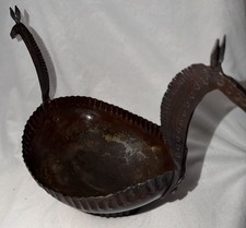 Hand Wrought Viking Mead Bowl Horse Head 