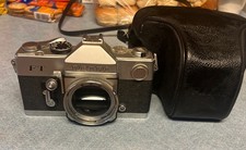 Vintage Petri FT 35mm SLR Film Camera Body W/Case