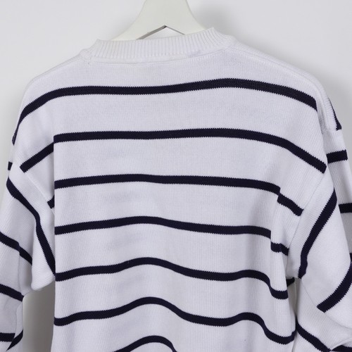 Maglione Gucci uomo vintage anni 80 nautico ricamato righe medio 50 Italia - Foto 15 di 23