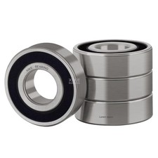 4 Pcs 6204-12-2RS Bearings 3/4" x47x14mm Double Rubber Seals and Pre-Lubricat...