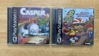 Lot of 2 PlayStation 1 Games ps1 Rocket Power Team Rocket Rescue & Casper Friend