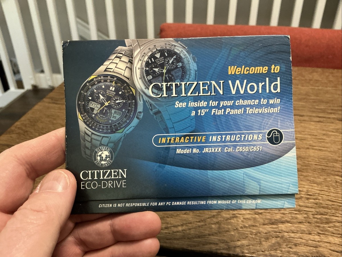 CITIZEN ECO DRIVE - JR3XXX Skyhawk Replacement Interactive