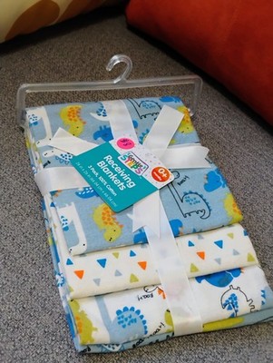 3pcs boys receiving blankets by  Gentle Steps