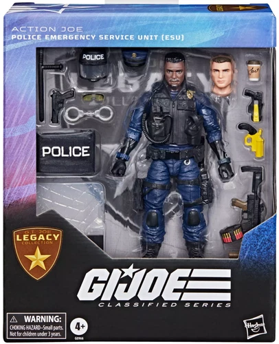 ACTION JOE Police Officer GI JOE CLASSIFIED SERIES LEGACY New