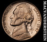 1947 Jefferson Nickel- Full Steps- Choice Gem Brilliant Unc Luster #M2803 Jefferson