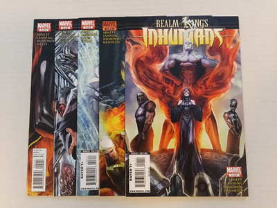 Realm of Kings: Inhumans #1-5 Complete Set (2010) Marvel Comics -Dan Abnett-