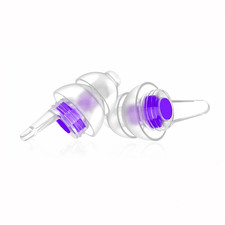 HUAK High Fidelity Silicone Ear Plugs for Noise Cancelling Washable Reusable Mus