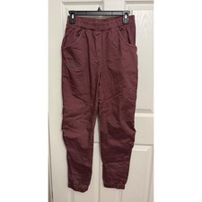 3rd Rock | Margo Hiking Trousers in Red Mahogany Sz 28x30 Organic Cotton