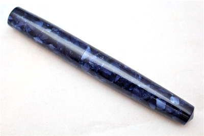 Handmade Blue Speckle Acrylic Fountain Pen