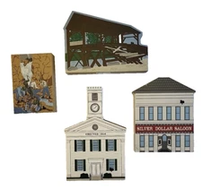 Lot 4 Cats Meow California Gold Rush Silver Dollar Sutters Mill Mariposa 49ers