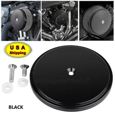 Black Big Sucker Stage 1 Air Cleaner Outer Cover For Harley Touring Dyna FLSTF