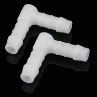 Benzinschlauchverbinder L- Form 5Mm Weiß 90° Winkel Schlauchverbinder 2 StüCk
