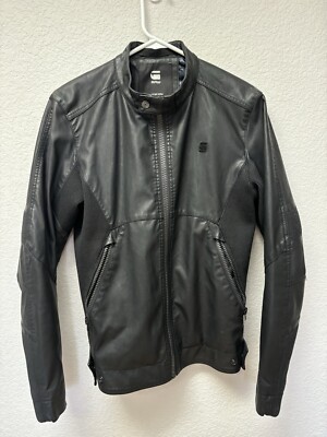 MEN'S G-STAR Raw MOTAC-X GPL BIKER JACKET | Black | Small