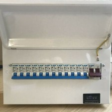 Live Electrical 100A 12 Usable Way Metal Clad Consumer Unit + 12 MCB's