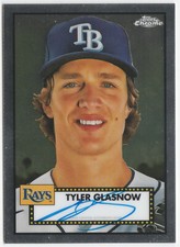 2021 TOPPS CHROME PLATINUM ANNIVERSARY AUTO TYLER GLASNOW DODGERS ACE AUTOGRAPH