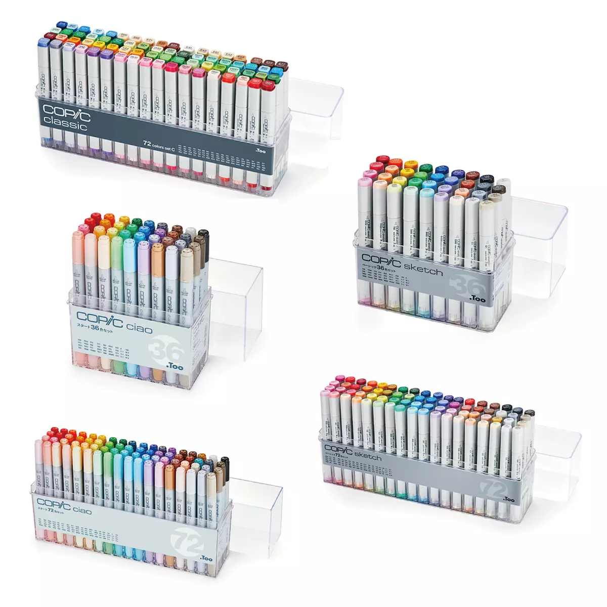 Copic Classic 36-Color Set