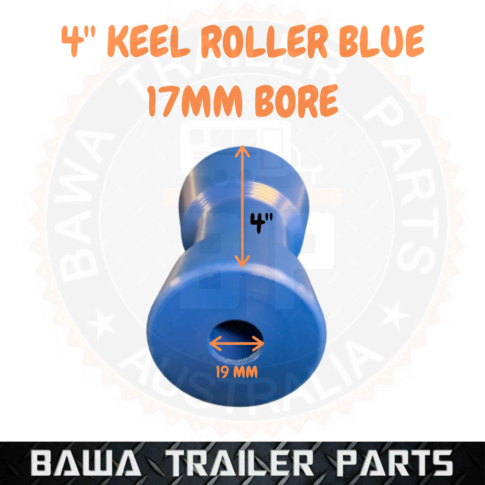 4’’ Keel Roller Blue Color 17mm Bore ! Boat Rollers ! Boat Trailer Parts! eBay