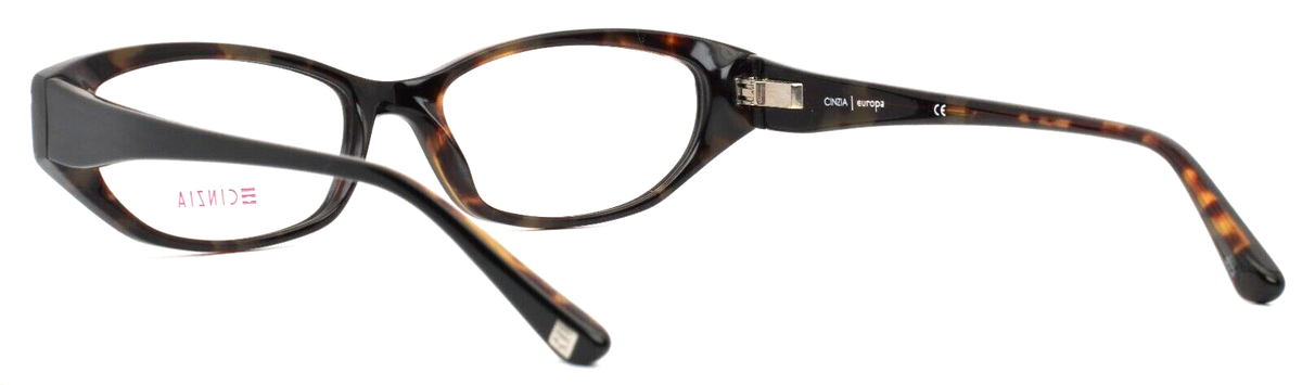 CINZIA CIN-5053 C3 Brown Horn Womens Semi Cat Eye Eyeglasses 