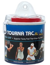 Tourna Tac XL - Blue - 30 Pack Overgrip Tour Travel Pouch Overgrips Tennis