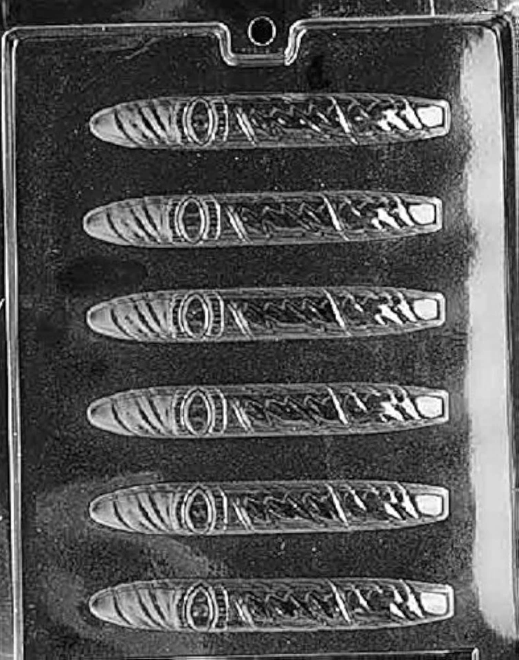 Molde para cigarros con banda D049 chocolate caramelo con instrucciones exclusivas de moldeo Foto 2 de 4