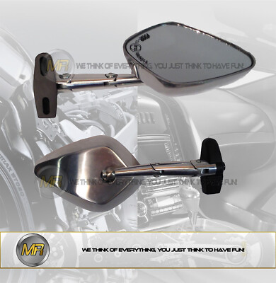 FOR BIMOTA DB2 900 HF-FF 1997 97 PAIR ALUMINIUM REAR VIEW MIRRORS E13 APPROVED S