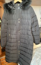 Linea Black Quilted Coat