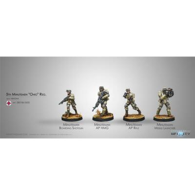 INFINITY 0635 5th Minutemen Regiment Ohio (Ariadna) FACTORY SEALED