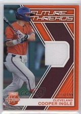 2023 Panini Elite Extra Edition Future Threads Orange 123/199 Cooper Ingle sl7