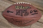 Jimmy Johnson Dallas Cowboys Signed Wilson Official Game Ball NFL Football