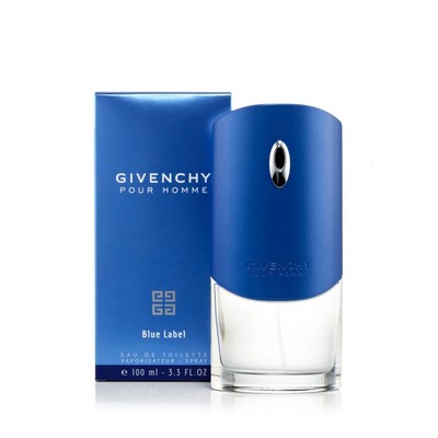 Givenchy Pour Homme Blue Label 3.3oz Men EDT 100% Authentic, New in Box Sealed