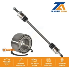 Rear Left CV Axle & Bearing Kit For 02-04 Honda CR-V LX with 4WD Primary Design