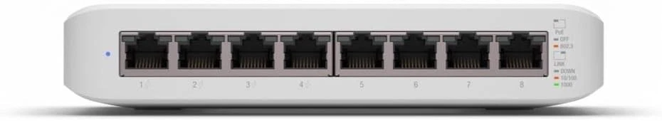 Ubiquiti UniFi Switch Lite 8 PoE | 8-Port Gigabit Switch with 4 PoE+ 802.3at  - Image 2 of 3