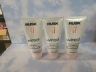 Wired by Rusk, Unisex, Flexible Style Creme, 2 Oz LOT of 3 - BRAND NEW -