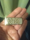 10k Gol Nugget Style Money Clip Textured Metal Vintage Design — photo 3