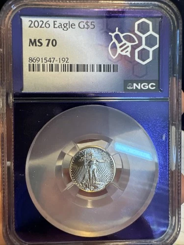 2026 Gold Eagle $5 NGC MS70