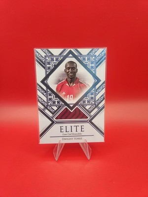 2025 Futera Unique Elite Dwight Yorke Game Used Memorabilia 10/10 Bookend